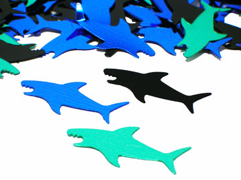 Shark Confetti, Jaws Available by the Pound or Packet